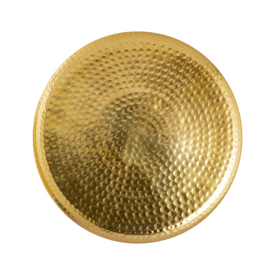 Atlas Lighting Nelson Tray Set of 2 | Dark Green Enamel & Polished Brass Hammered Metal | Kitchen & Living Room Organizer | Model AC11498-02S