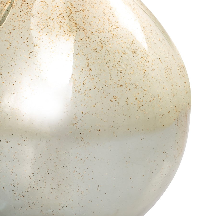 Atlas Lighting Opal Ring Medium Bottle | Transitional German Silver and Light Green Glass | Living Room & Entryway Decor | Model AC11512-01