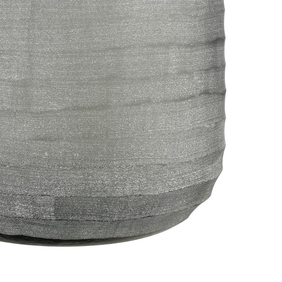 Atlas Lighting Otto Large Vase | Modern Gray Frosted Glass | Living Room & Entryway Decor | 6.25 x 6.25 x 15 in | Model AC11519-01
