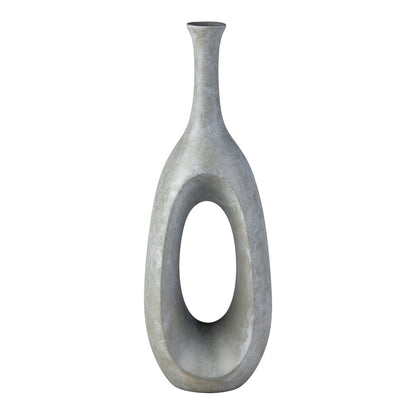 Atlas Lighting Parga Extra Large Bottle | Modern Faux Concrete Composite Vase | Living Room & Entryway Statement Decor | Model AC11527-01