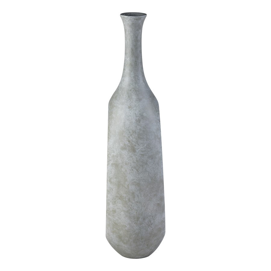 Atlas Lighting Parga Extra Large Bottle | Modern Faux Concrete Composite Vase | Living Room & Entryway Statement Decor | Model AC11527-01