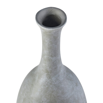 Atlas Lighting Parga Extra Large Bottle | Modern Faux Concrete Composite Vase | Living Room & Entryway Statement Decor | Model AC11527-01