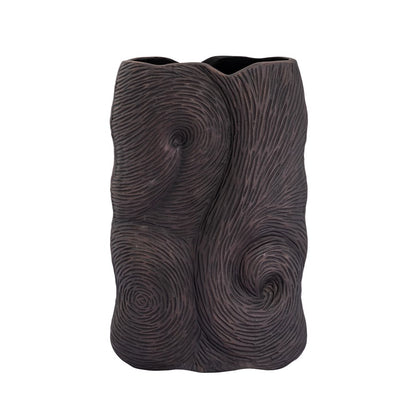Atlas Lighting Ragan Vase Set of 2 | Oil Rubbed Bronze Metal with Etched Swirl Pattern | Living Room & Entryway Display | Model AC11546-01S
