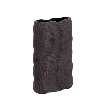 Atlas Lighting Ragan Vase Set of 2 | Oil Rubbed Bronze Metal with Etched Swirl Pattern | Living Room & Entryway Display | Model AC11546-01S