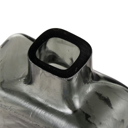 Atlas Lighting Sellen Medium Vase | Smoke Glass Bottle Shape | Shelf & Table Decor | 5 x 2.5 x 11.75 in | Model AC11576-01