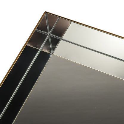 Atlas Lighting Split Decorative Box Square | Brass and Clear Acrylic | Bookshelf & Tabletop Storage | 10 x 10 x 6 in | Model AC11607-01