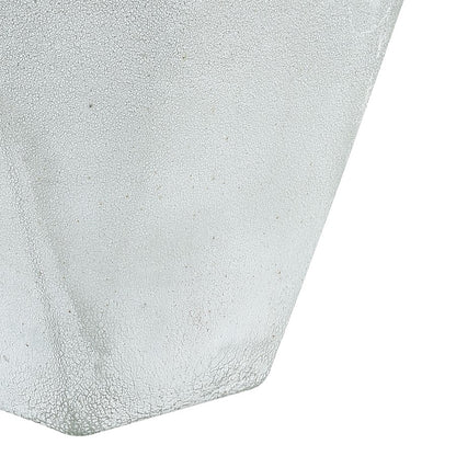 Atlas Lighting Studio Vase 10in H | Transitional Frosted White Glass | Living Room & Entryway Decor | 6.75 x 6.75 x 10.25 in | Model AC11619-01
