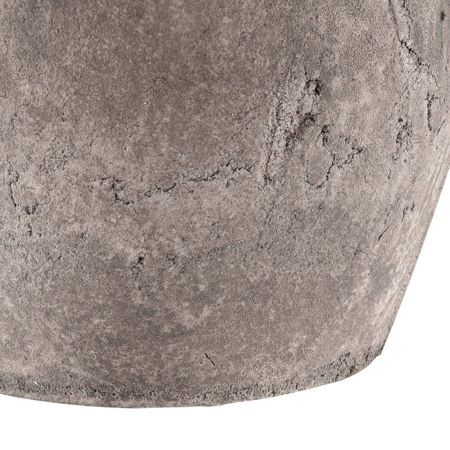 Atlas Lighting Tanis Vase Extra Small | Aged Gray Earthenware | Entryway & Shelf Decor | 5.75in H | Model AC11626-02