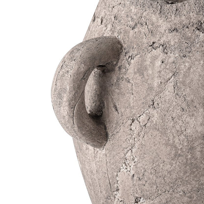 Atlas Lighting Tanis Vase Extra Small | Aged Gray Earthenware | Entryway & Shelf Decor | 5.75in H | Model AC11626-02