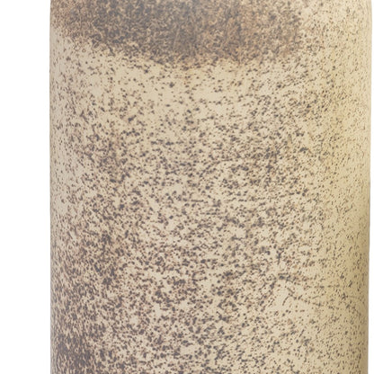 Atlas Lighting Tiff Bottle Set of 2 | Aged Cream Glass with Antique Brass Stoppers | Shelf, Console & Mantel Decor | 5 x 5 x 15 in | Model AC11640-01S