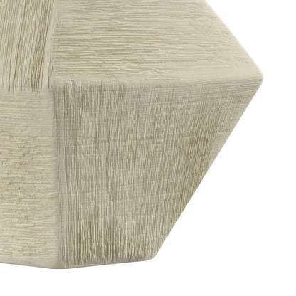 Atlas Lighting Tripp Small Vase | Ivory Earthenware Transitional Decor | Living Room & Entryway Accent | 9.5 x 3.25 x 9.75 in | Model AC11650-01