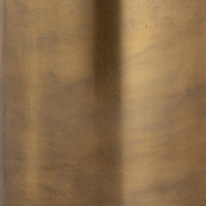 Atlas Lighting Tucker 20in Tall Metal Vase | Antique Gold Finish | Living Room & Entryway Floor Decor | 5 x 5 x 20 in | Model AC11654-01