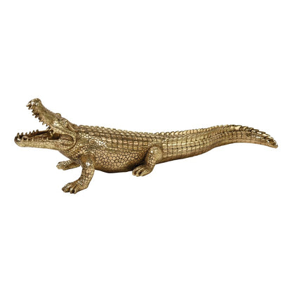 Atlas Lighting What a Croc Sculpture, Gold - AC11678-01