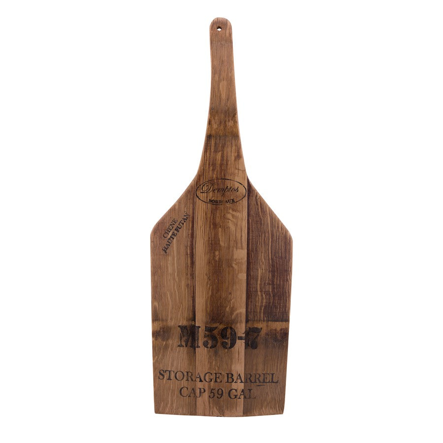Atlas Lighting Wine Stave 8in Wood Bottle Server | Modern Walnut Finish | Bar & Shelf Decor | 8 x 3.25 x 25.5 in | Model AC11686-01