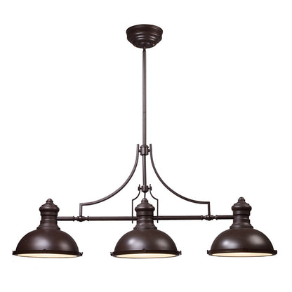 Atlas Lighting Chadwick 47in 3-Light Chandelier | Transitional Oil Rubbed Bronze Metal | Dining Room & Living Room | Model CL11009-BZ
