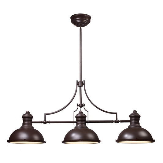 Atlas Lighting Chadwick 47in 3-Light Chandelier | Transitional Oil Rubbed Bronze Metal | Dining Room & Living Room | Model CL11009-BZ