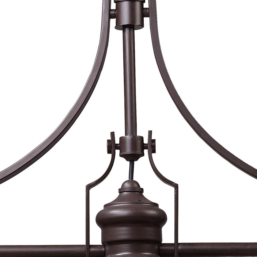 Atlas Lighting Chadwick 47in 3-Light Chandelier | Transitional Oil Rubbed Bronze Metal | Dining Room & Living Room | Model CL11009-BZ