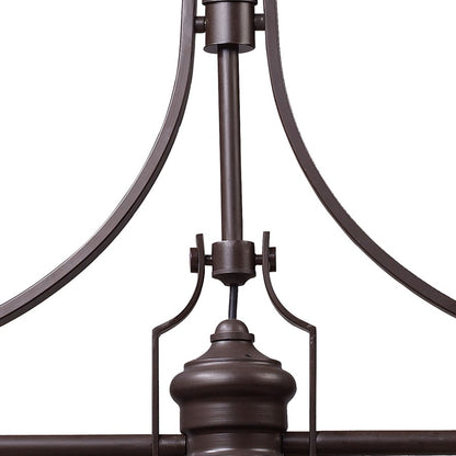 Atlas Lighting Chadwick 47in 3-Light Chandelier | Transitional Oil Rubbed Bronze Metal | Dining Room & Living Room | Model CL11009-BZ