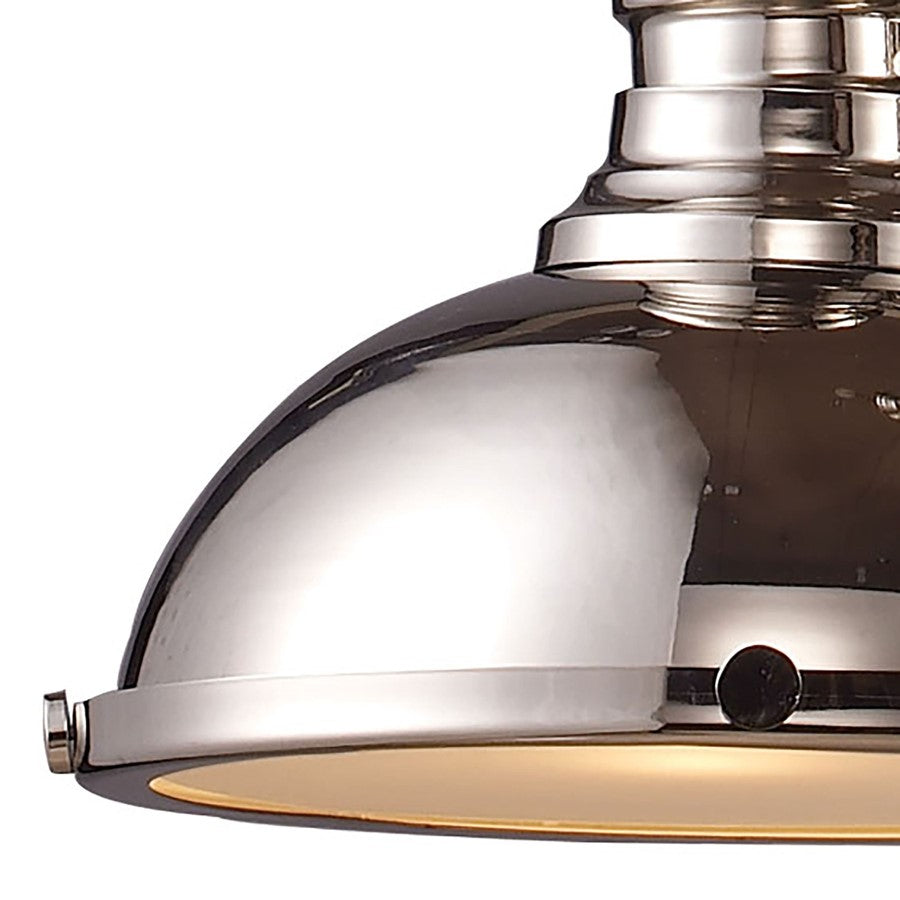 Atlas Lighting Chadwick 47in 3-Light Chandelier | Transitional Chrome Metal | Dining Room & Living Room | 47 x 13 x 21 in | Model CL11009-CH