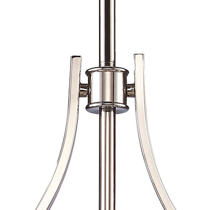 Atlas Lighting Chadwick 47in 3-Light Chandelier | Transitional Chrome Metal | Dining Room & Living Room | 47 x 13 x 21 in | Model CL11009-CH