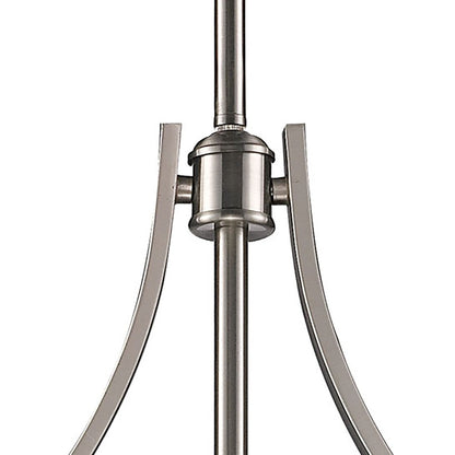 Atlas Lighting Chadwick 47in 3-Light Chandelier | Transitional Satin Nickel and Nickel Metal | Kitchen Island & Dining Room | Model CL11009-NK1