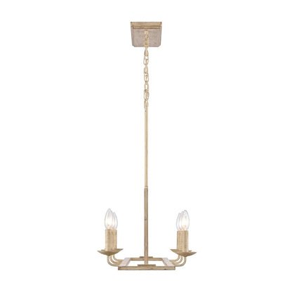 Atlas Lighting Ellisville 34in 6-Light Chandelier | Transitional Antique Cream Metal | Dining Room & Living Room | Model CL11013-CR
