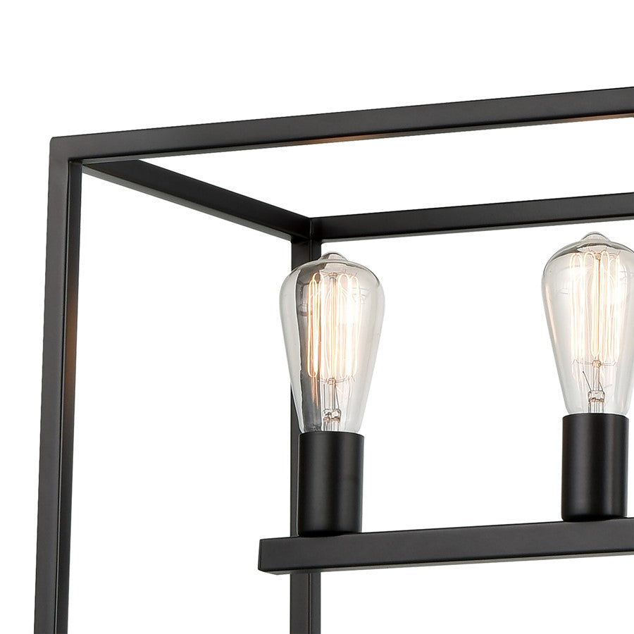 Atlas Lighting Williamsport 37in 5-Light Linear Chandelier | Transitional Oil Rubbed Bronze | Kitchen Island & Dining Room | Model CL11039-BZ