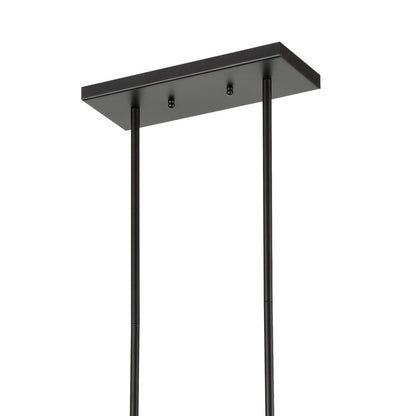 Atlas Lighting Williamsport 37in 5-Light Linear Chandelier | Transitional Oil Rubbed Bronze | Kitchen Island & Dining Room | Model CL11039-BZ
