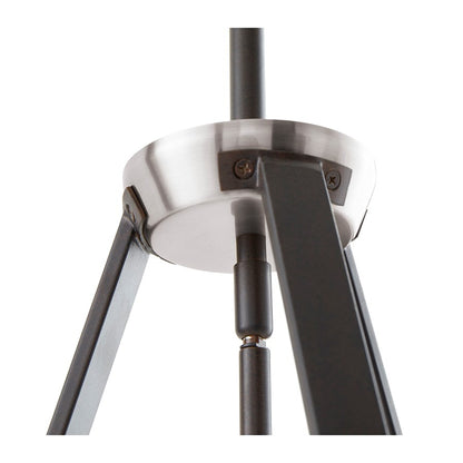 Atlas Lighting Armstrong Grove 25in 9-Light Chandelier | Transitional Charcoal and Satin Nickel | Dining Room & Kitchen Island | Model CL11067-BK