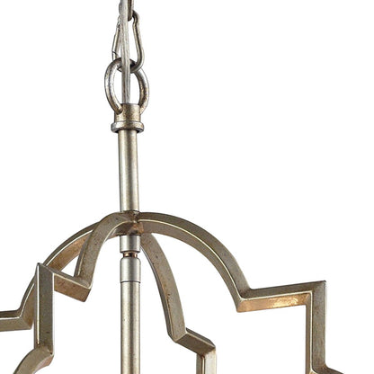 Atlas Lighting Chandette 14in 4-Light Chandelier | Transitional Champagne Gold Metal | Dining Room & Living Room | 14 x 14 x 18 in | Model CL11122-GD
