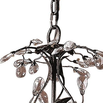 Atlas Lighting Circeo 21in 5-Light Chandelier | Traditional Silvered Bronze Metal | Dining Room & Entryway | 21 x 21 x 17 in | Model CL11125-BZ