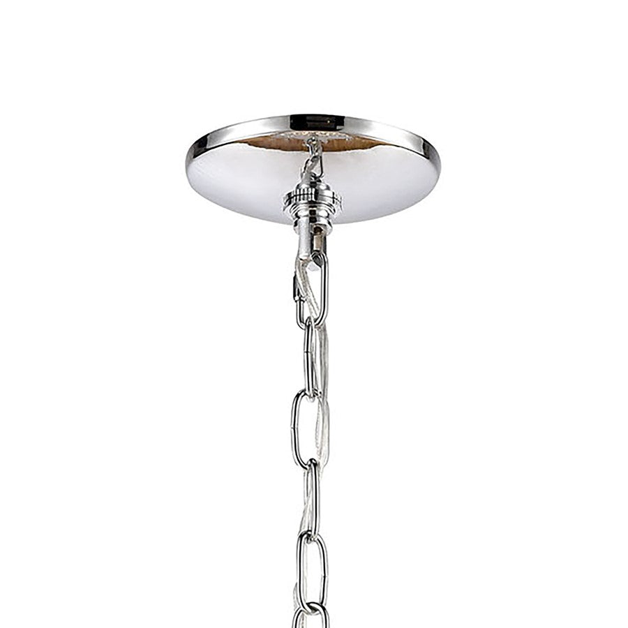 Atlas Lighting Crystique 30in 9-Light Chandelier | Traditional Polished Chrome and Clear Crystal | Dining Room & Living Room | Model CL11142-CH