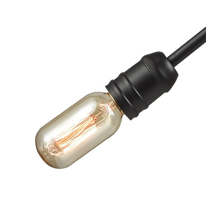 Atlas Lighting Delphine 28in 6-Light Chandelier | Modern Contemporary Oil Rubbed Bronze Metal | Dining Room & Living Room | Model CL11148-BZ
