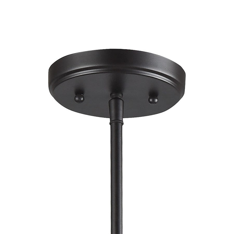 Atlas Lighting Delphine 28in 6-Light Chandelier | Modern Contemporary Oil Rubbed Bronze Metal | Dining Room & Living Room | Model CL11148-BZ