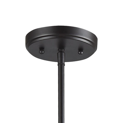 Atlas Lighting Delphine 28in 6-Light Chandelier | Modern Contemporary Oil Rubbed Bronze Metal | Dining Room & Living Room | Model CL11148-BZ