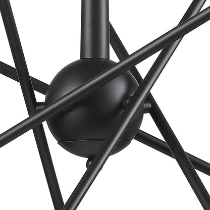 Atlas Lighting Delphine 33in 10-Light Chandelier | Modern Contemporary Oil Rubbed Bronze Metal | Dining Room & Living Room | Model CL11149-BZ