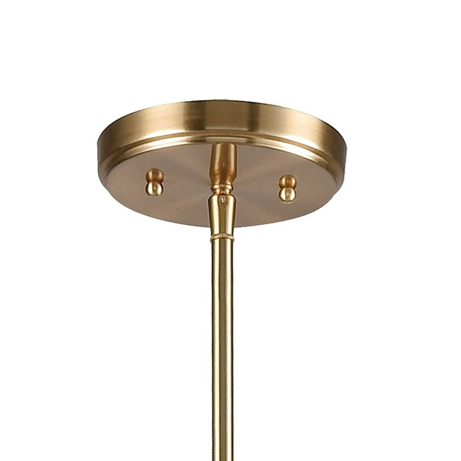Atlas Lighting Delphine 38in 14-Light Chandelier | Modern Satin Brass Starburst | Dining Room & Living Room | 38 x 38 x 21 in | Model CL11150-BS