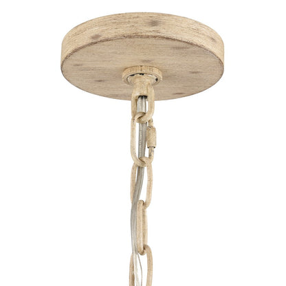 Atlas Lighting Ellisville 17in 4-Light Chandelier | Transitional Antique Cream Metal | Dining Room & Kitchen Island | Model CL11161-CR
