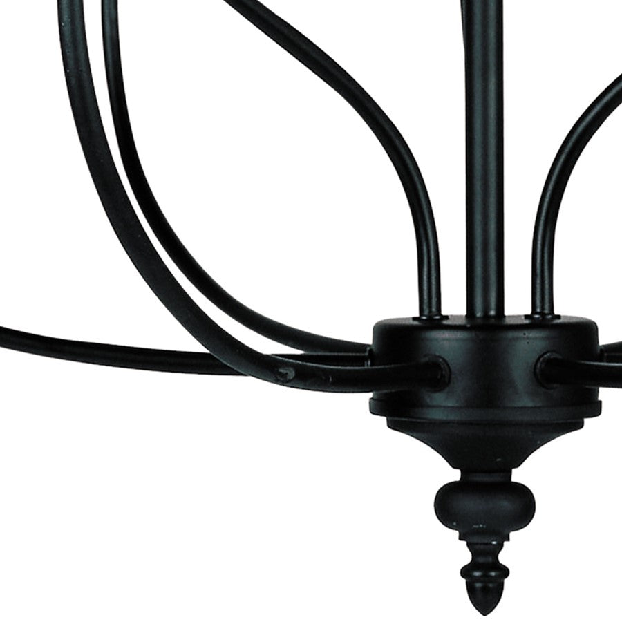 Atlas Lighting Hartford 29in 9-Light Chandelier | Traditional Oil Rubbed Bronze Metal | Dining Room & Living Room | 29 x 29 x 28 in | Model CL11200-BZ