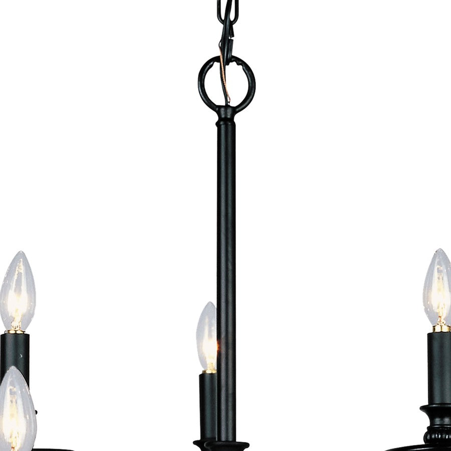 Atlas Lighting Hartford 29in 9-Light Chandelier | Traditional Oil Rubbed Bronze Metal | Dining Room & Living Room | 29 x 29 x 28 in | Model CL11200-BZ