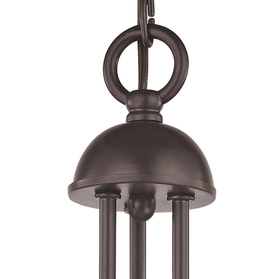 Atlas Lighting Montgomery 20in 3-Light Chandelier | Traditional Oil Rubbed Bronze Metal | Dining Room & Living Room | Model CL11258-BZ