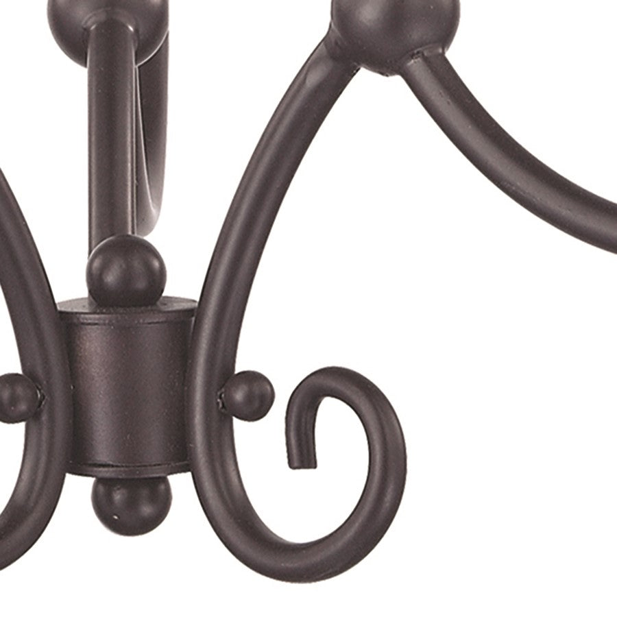 Atlas Lighting Montgomery 20in 3-Light Chandelier | Traditional Oil Rubbed Bronze Metal | Dining Room & Living Room | Model CL11258-BZ
