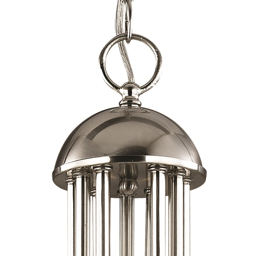 Atlas Lighting Montgomery 34in 9-Light Chandelier | Traditional Brushed Nickel Metal | Dining Room & Living Room | 34 x 34 x 29 in | Model CL11261-NK