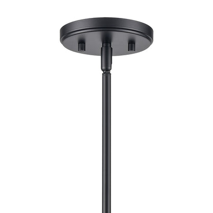 Atlas Lighting Newland 17in 3-Light Chandelier | Transitional Matte Black Metal | Dining Room & Living Room | 17 x 17 x 17 in | Model CL11271-BK