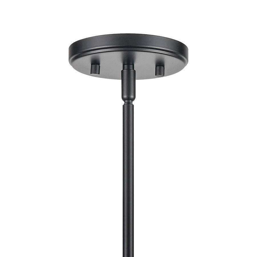 Atlas Lighting Saginaw 18in 6-Light Chandelier | Transitional Matte Black Metal | Dining Room & Kitchen Island | 18 x 18 x 16 in | Model CL11322-BK