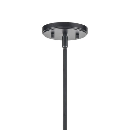Atlas Lighting Saginaw 34in 10-Light Chandelier | Transitional Matte Black Metal | Dining Room & Great Room | 34 x 34 x 27 in | Model CL11323-BK