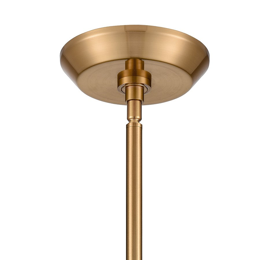Atlas Lighting Starburst 20in 15-Light Chandelier | Modern Satin Brass and Clear Crystal | Dining Room & Foyer | 20 x 20 x 18 in | Model CL11343-GD