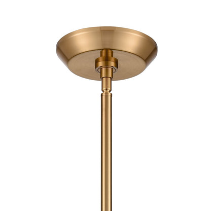 Atlas Lighting Starburst 26in 19-Light Chandelier | Modern Satin Brass and Clear Crystal | Dining Room & Entryway | 26 x 26 x 17 in | Model CL11344-GD