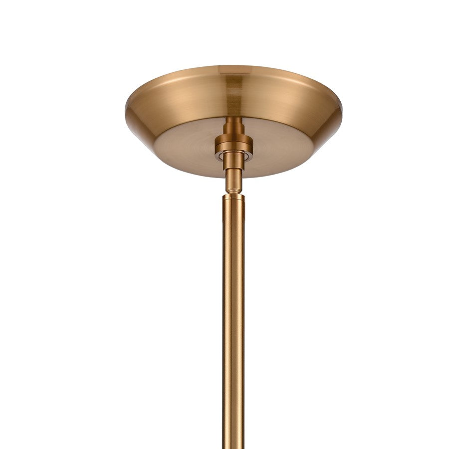 Atlas Lighting Starburst 48in 29-Light Chandelier | Modern Satin Brass and Clear Crystal | Dining Room & Foyer | 48 x 48 x 20 in | Model CL11349-BS