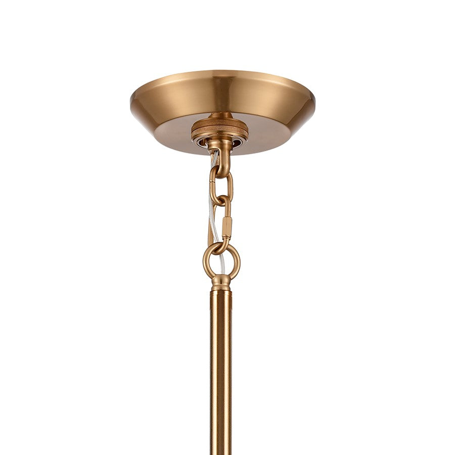 Atlas Lighting Starburst 72in 31-Light Chandelier | Modern Satin Brass and Clear Crystal | Dining Room & Foyer | 72 x 72 x 36 in | Model CL11350-BS